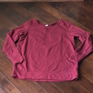 Old Navy Maroon Sweatshirt